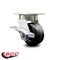 Service Caster 4 Inch Kingpinless Phenolic Wheel Swivel Caster with Brake SCC-KP30S420-PHR-SLB - alternate 6
